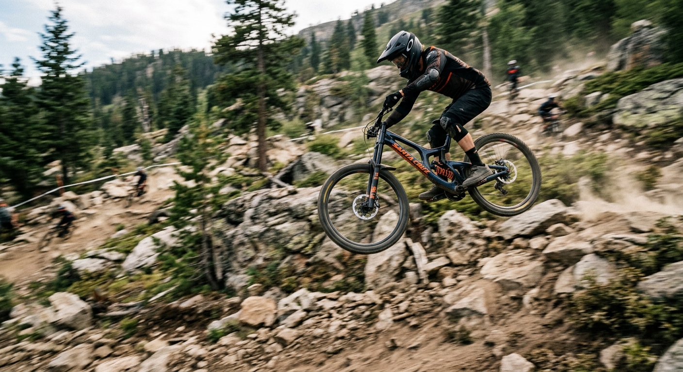 VTT de descente DH et Enduro extrême